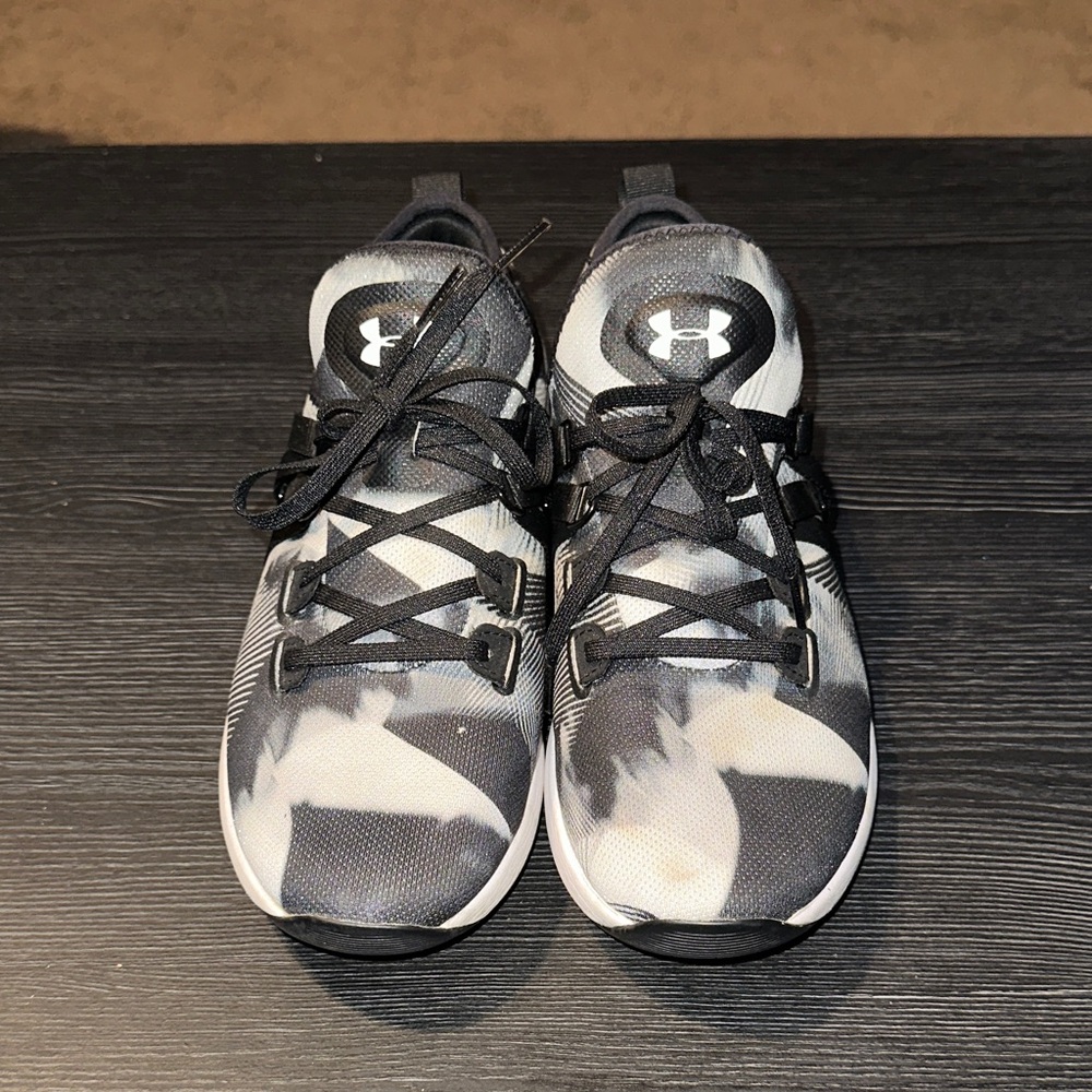 Under Armour Kids' Black and White Sneakers